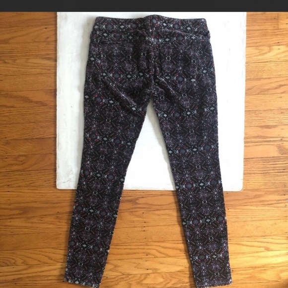 FREE People Kaleidoscope Print Velvet Pants - 26 - Picture 6 of 9